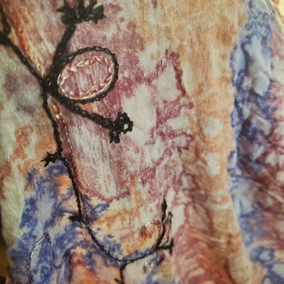 Sante Classics Tie Dye Swim Cover Up Dress One Size - Picture 9 of 10